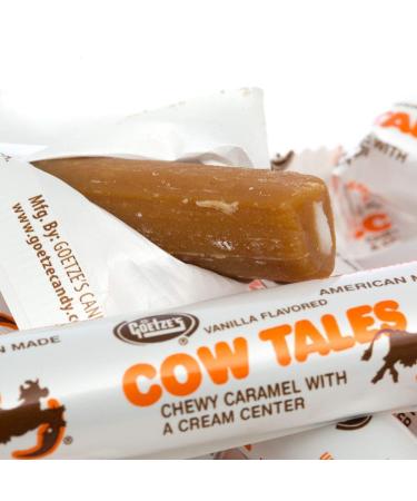 Goetze's Candy Vanilla Cow Tales Minis - 2 Pound Bag (32 Ounces) - Fresh from the Factory - Buy Online on GoSupps.com