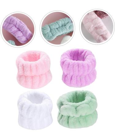 Healeved 8 Pairs Wristband Elastic Wrist Band Cleaning Beauty Headbands Facial Makeup Headband Face Towel Skincare Wrist Washband Towel Headband Wrist Wash Band Sweatband Spa Miss Plush - Buy Online on GoSupps.com
