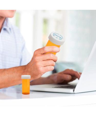 Child Resistant 6 Dram Pill Bottles with Push Down and Turn Caps - Pack of 12 - Buy Online on GoSupps.com