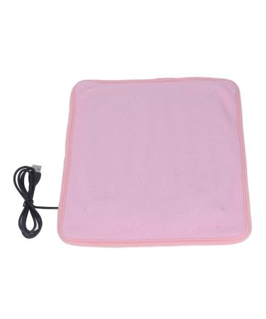 Heating pillows electric heating pillows foldable automatic timer 3 temperature settings soft polyester keeps warm for the waist.(Pink)