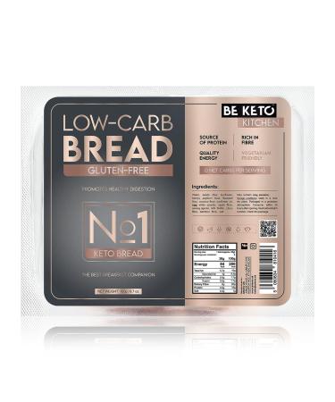 BeKeto No1 Keto Keto Bread 190g - Gluten Free Bread, High in Fiber and Protein, for Keto & Low Carb Diet