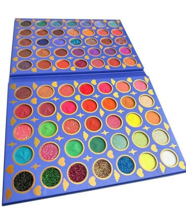 108 Colors Eyeshadow Palette - Long Lasting Shimmer Matte Glitter Eye Shadows - Highly Pigmented Waterproof Makeup - Buy Online on GoSupps.com