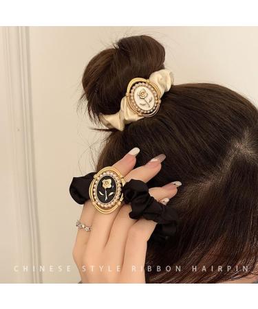 Black Velvet Hair Bows Ribbon Clips 4Pcs Velvet Bow Hair Clip Ribbon Hair Bows Velvet Hair Bows Black Bows Ribbon Hair Clips Classic Ponytail Bowknot Hair Clip Ponytail Barrettes for Women Type B Black Typeb - Buy Online on GoSupps.com