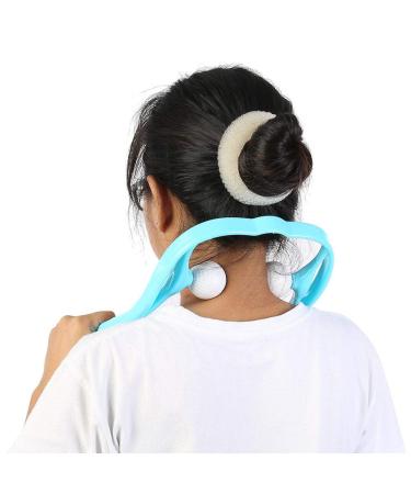 3 Colors Hand Massager for Neck & Shoulders - Shiatsu Roller Ball Auto Massage Device for Neck Pain Relief | Ergonomic & Portable - Buy Online on GoSupps.com