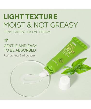 Green Tea Eye Cream - Reduce Dark Circles Puffiness & Wrinkles | Anti-Aging Daily Eye Care 15g - Buy Online on GoSupps.com