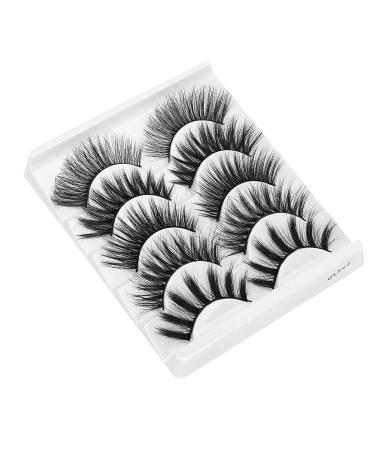 10 Pairs 6D False Eyelashes - Professional Long Thick Black Fiber Lashes | International Shipping - Buy Online on GoSupps.com
