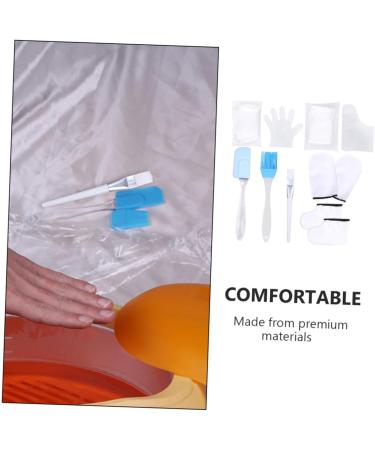 Moufles Spa Exfoliants et Hydratants pour Mains et Pieds Kit de Soin Paraffine Moufles en Coton Blanc Accessoires Soins Professionnels pour Bain de Paraffine Couleur Al atoire - Buy Online on GoSupps.com