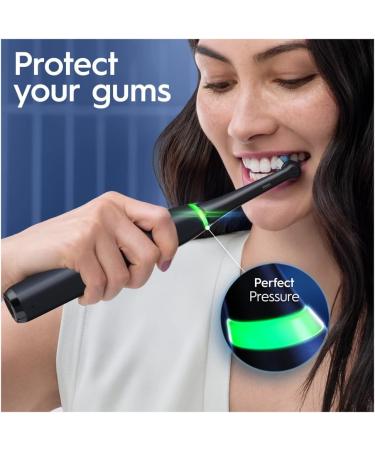 Oral-B iO8 Electric Toothbrushes For Adults Gifts For Women / Men App Connected Handle 1 Toothbrush Head & Travel Case 6 Modes with Teeth Whitening 2 Pin UK Plug Limited Edition Black Zip travel case without extra refills - Buy Online on GoSupps.com