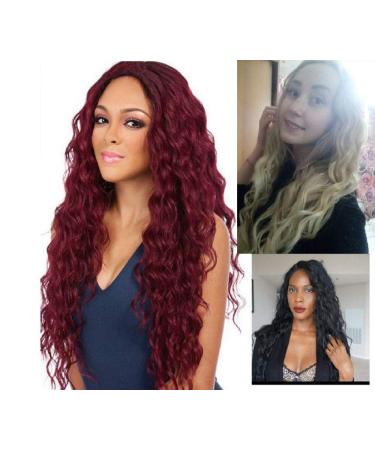 Shop Long Curly Hot Red European & American Wigs - Fluffy Light Brown & Yellow Variants for Women - Buy Online on GoSupps.com