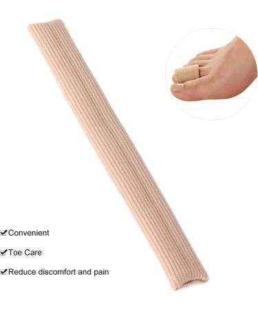 Silicone Toe Tubes Sleeves - Cuttable Toe Cushion Protectors for Men and Women - Relieve Toe Pressure Pain, Prevent Corns, Calluses, Blisters, Hammertoes - Medium Size - Buy Online on GoSupps.com