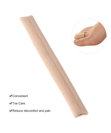 Cuttable Silicone Toe Finger Tubes - Toe Cushion Sleeves for Pain Relief (M) - Buy Online on GoSupps.com