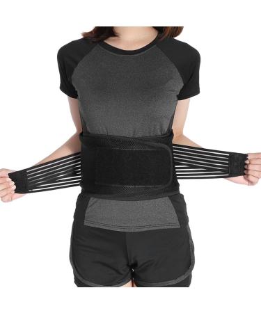 Back Support Lumbar Support Belt for The Back for Relief of Low Back Pain and Injury Prevention Adjustable Lumbar Belt and Breathable mesh Panels(L)