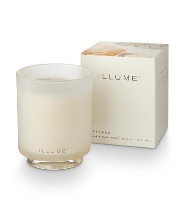 ILLUME Beautifully Done Driftwood Refillable Boxed Glass Candle