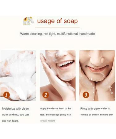 Ssdkpe Rice Milk Soap Bar Gentle Natural Thai Goat Milk Rice Soap | 3 Handmade Brightening Soap Body Cleansing Rice Soap For Face Body Hand Kids And Adults - Buy Online on GoSupps.com