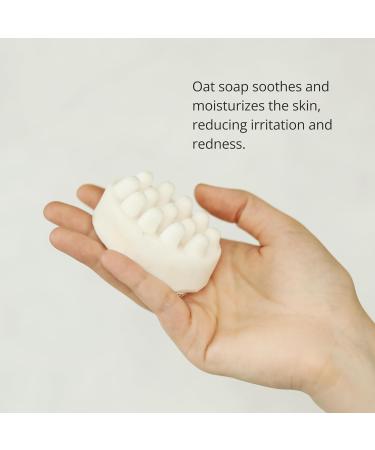 Daily Rituals Massage Bar Soap with Loofah | Oats Scent Body Scrub | Exfoliates & Cleanses | International Shipping - Buy Online on GoSupps.com