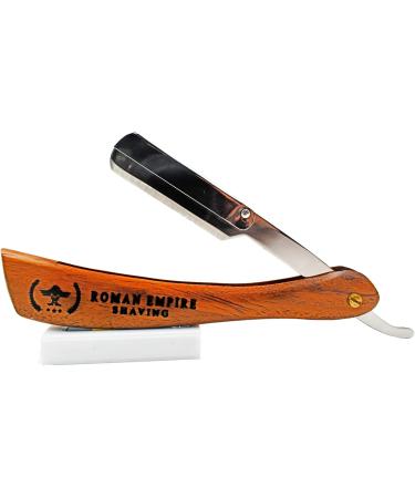 Buy Roman Empire Spartacus Straight Razor - Professional Barber Shaving Set with 100 Derby Blades | International Shipping Available - Buy Online on GoSupps.com
