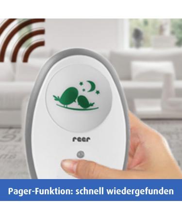 Reer 50040 Babyphone Neo Digital - 100% Tap-Proof Low Radiation 250m Range | Buy Now! - Buy Online on GoSupps.com