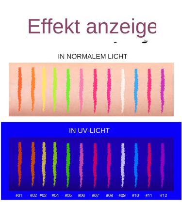  Goowafur Set of 12 colorful eyeliners - Rainbow eyeliner - Waterproof - High-precision pen tip - High pigmentation - Long-lasting - Festival eye accessory - Buy Online on GoSupps.com