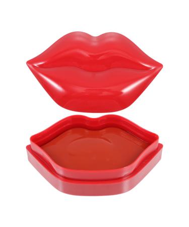 Hydratant L vres 20 Patchs Rouge Petit Film Protecteur Anti-dess chement Femmes Nuit Soin L vres Sensibles Bo te