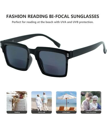 Eyekepper 4-Pack Stylish Bifocal Reading Glasses for Women - +2.50 Grey Lens Readers - Buy Online on GoSupps.com