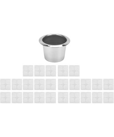 Dosette de caf R utilisable en Acier Inoxydable avec 100 Couvercles en Aluminium Infusion Pr cise pour Cafeti res Capsule de caf R utilisable en Acier Inoxydable pour les Amateurs de de - Buy Online on GoSupps.com