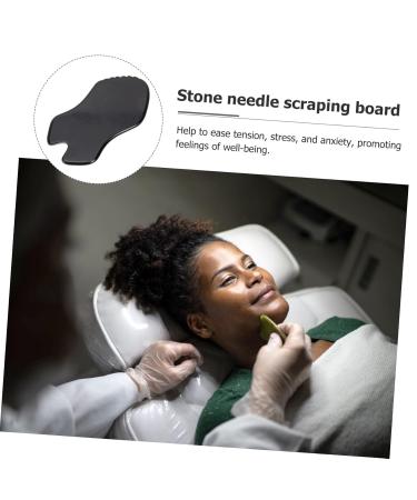 FRCOLOR Black Meteorite Facial Scraping Board & Massage Tools - Enhance Your Skincare Routine with Eye & Neck Massagers - Buy Online on GoSupps.com