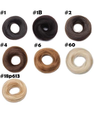 Human Hair Scrunchies #1 Jet Black Straight (23g) - Buy Online on GoSupps.com