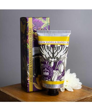 The English Soap Company Royal Botanical Gardens Kew Hand Cream Moisturising Hand Cream for Men and Women Orchid & Vanilla Scent 75ml - Buy Online on GoSupps.com