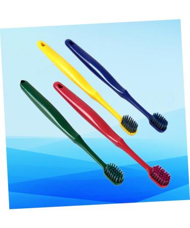 FRCOLOR 4pcs Soft Bristle Toothbrush Set with Tongue Brush & Storage Bucket - Perfect Care Accessories for Guinea Pig Lovers - Buy Online on GoSupps.com