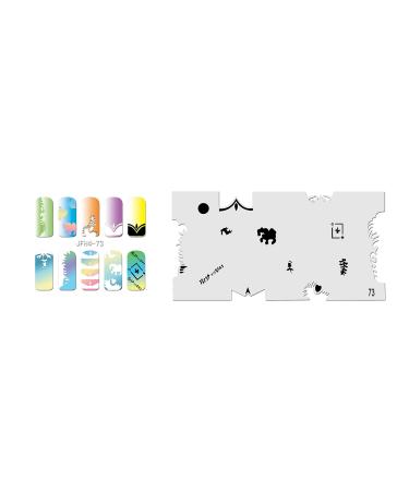 Fingernail stencil (airbrush nail art) Fengda JFH04-073