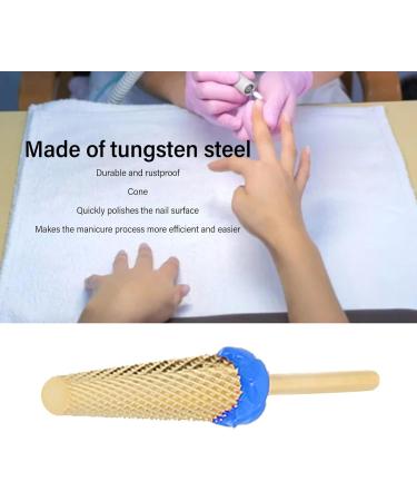 Nail Grinding Head Tungsten Steel Nail Gel Drill Bit Golden Ultra Long Multi Purpose with Storage Box for Salon (133#-M) - Buy Online on GoSupps.com