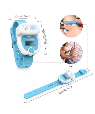 Potty Training Toilet Timer Watch for Toddler  Funny Music Tones and Flashing Lights  Water Resistant  Easy Gentle Time Reminders (Blue) - Buy Online on GoSupps.com
