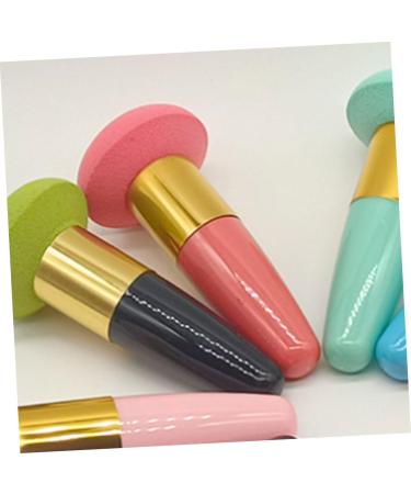 FOYTOKI Beauty Egg Brush Pen Make up Sponges Foundation Sponges with Handle Foundation Sponge Makeup Sponges for Concealer Blending Sponges for Makeup Sponges with Handle - Buy Online on GoSupps.com