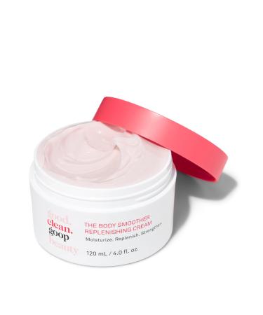 good.clean.goop beauty The Body Smoother Replenishing Cream | Hydrating Moisturizer for Dry Skin | Ceramides Cupuacu Butter & Avocado Oil | Fine Lines and Wrinkles Treatment | Cruelty-Free | 4 oz