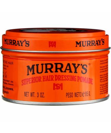 Murray's Superior Hair Dressing Pomade - 3 Oz (88ml) (3 Pack) Unscented 3 Ounce (Pack of 3)
