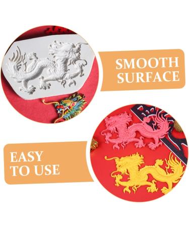 NUOBESTY Mold Chocolates DIY Chocolate Baking Tool Party Chocolate Dragon Shape Silicone Fondant Making Chocolate Mould Baking Supplies DIY Baking Mould Silica Gel Making Tools Flexible - Buy Online on GoSupps.com