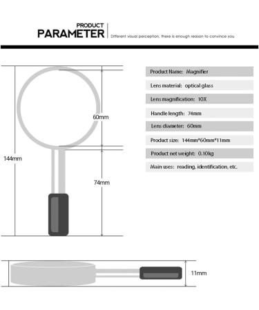 Magnifier Dragon Handle 10 Times Full of Stars - Buy Online on GoSupps.com
