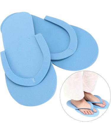 Yeyat Hotel Disposable Slippers 12 Pairs - Blue Spa & Travel Flip-Flops - Buy Online on GoSupps.com