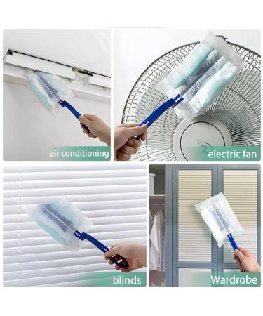 LAMELLIS 60 Pieces Disposable Dusters with Replace Heads Refills Bulk Duster Brush for Cleaning Home Office Blinds Car Easy Install Easy to Use - Buy Online on GoSupps.com