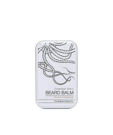 Brighton Beard Company Creampot Tom's Mandarin & Cedarwood Beard Balm Handmade Softening & Nourishing 40ml