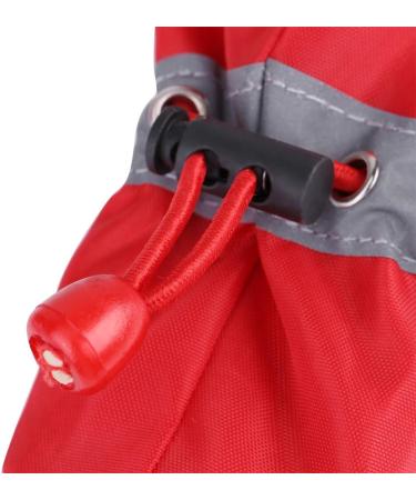 4Pcs/Set Pet Dog Boots Anti-Slip Waterproof Dog Shoes Anti-Skid Dog Boots Pad Pet Winter Warm Snow Boots for Small Dogs with Adjustable Fastening Strap Soft Pad (#4-Red) - Buy Online on GoSupps.com