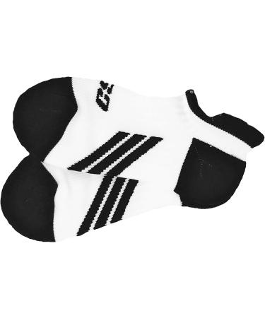 CSX Ankle Socks with Arch Support Compression for Men & Women - Low Cut Fit Black on White Small Size - Buy Online on GoSupps.com