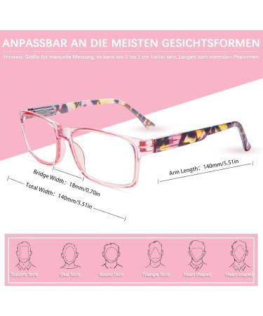 ZONLON 6 Pack Women's Blue Light Filter Reading Glasses | Anti-Glare Computer Glasses with Spring Hinges | 2.0x Magnification | Multi-Colored - Buy Online on GoSupps.com
