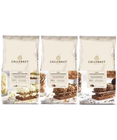 Parkers Callebaut Chocolate Mousse Custom - Choose 2 x 800g bags from 3 Flavours