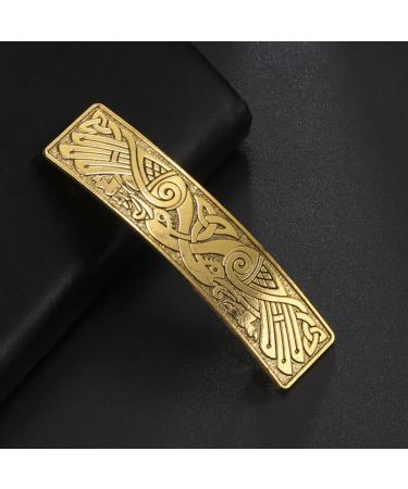 DreamTimes Flying Cranes Metal Hair Clip | Viking Celtic Knot Design | Stylish Hair Accessories Gift for Women - Buy Online on GoSupps.com