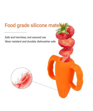 Baby Fruit Feeder | Durable Bite-Resistant Silicone Food Feeder for Babies - International Shipping Available - Buy Online on GoSupps.com