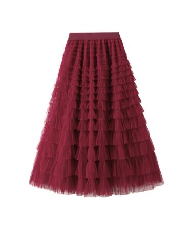 Hehiy ladies tulle rock Tt Rock 50er Rockabilly Petticoat Tutu Unterrock Short Ballet Dance Dress Cosplay Ball Dress In the evening dress tt Women black glitter tulle skirt ladies pink knee long m wine