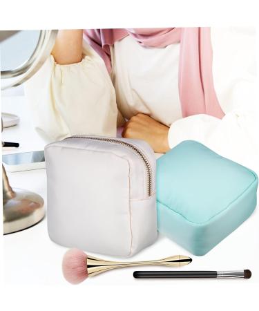 Orfofe Waterproof Nylon Cosmetic Bag Set - 3 Portable Makeup Organizers for Travel - Stylish Zipper Storage for Women - Buy Online on GoSupps.com
