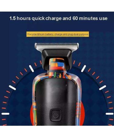 MAYiT Hair Clippers for Men - Electric Trimmers USB Rechargeable Graffiti Design | Perfect for Home & Barber Shop Use - Buy Online on GoSupps.com