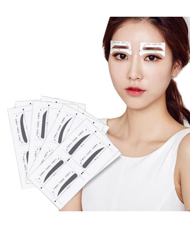 32 Pairs Eyebrow Shaping Stencils Kit | Thrush Card Makeup Tool for Women, Girls - 4 Styles | DIY Beauty Accessory - Buy Online on GoSupps.com